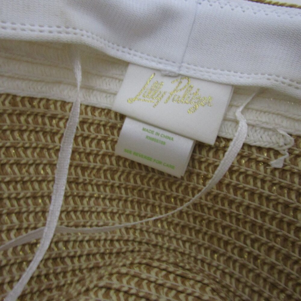 Hat Visor Natural Faux Straw Vaca Sun Protec - Picture 15 of 16